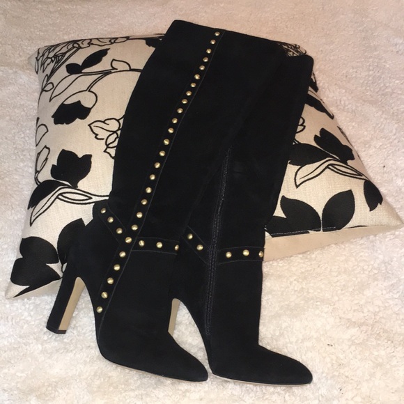Kelly Over the knee Studded Boot. - Picture 5 of 7